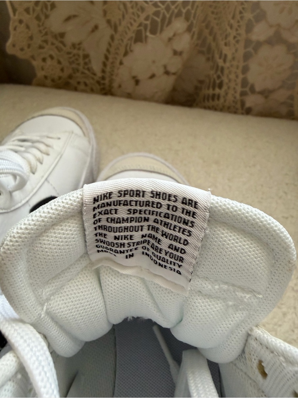 Nike Blazer Mid'77 Vintage white black Sneakers - Picture 9 of 14